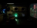 Rainy Night Laundry Room Ambience 🌧️ | Neon Motel, Washing Machines \u0026 Relaxing ASMR
