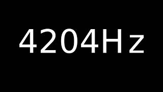 Speaker Sound Test 4204Hz