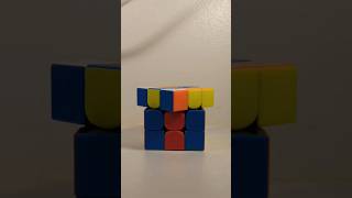 Rubik's cube solving itself. STOP MOTION