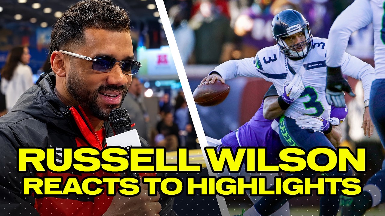 Russell Wilson REACTS to Russell Wilson Highlights!