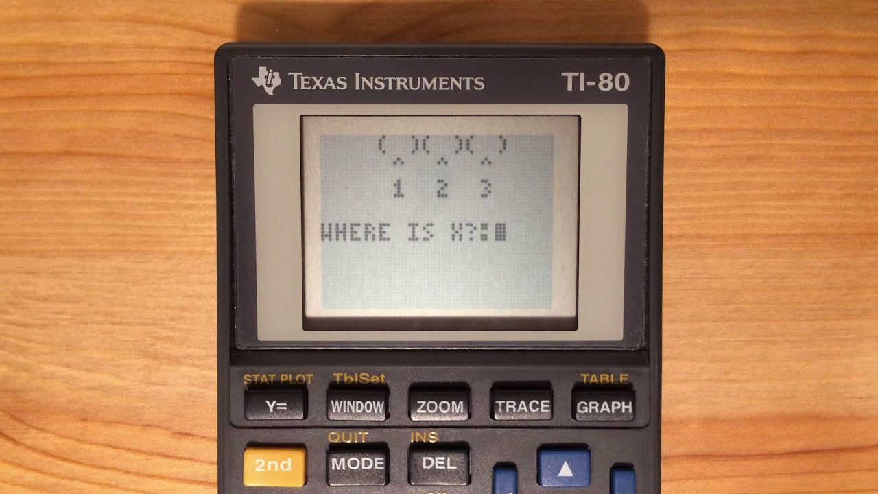 TI-80 Calculator - Mixer v1.0 Gameplay