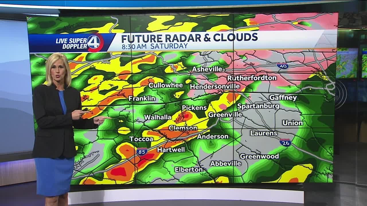 Wintry-mix forecast for Carolinas this weekend - YouTube