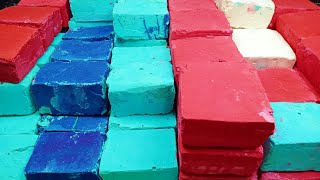 Multi colour Extra Soft gymchalk Mass Crush Fluffy+ buttery Homemade | oddly satisfying | ASMR  screenshot 3