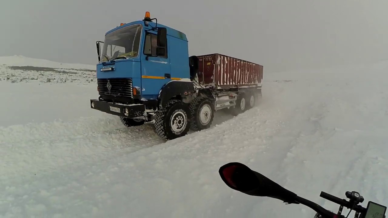Камаз на зимнике