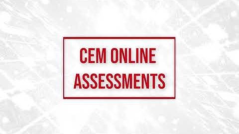 CEM Online Assessment Teaser