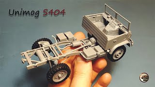 Собрал Новый Грузовик и ВОТ Что Вышло. Модель Unimog S404 в 1/35 от ICM ч.2