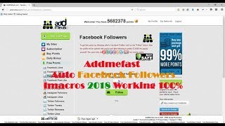 Addmefast Auto Followers Facebook Imacros 2018 Working 100% screenshot 4