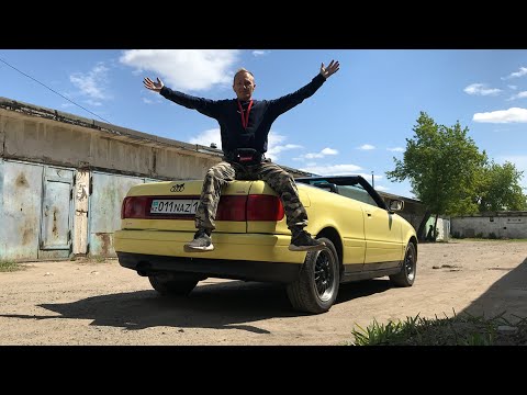 Нашли временное решение после ДТП на Audi Cabriolet