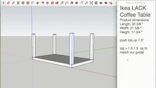 02 - Ikea LACK Coffee Table