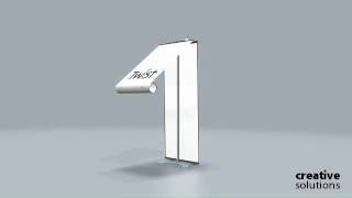 Modular Twist Stand Display | Linked Banner Stand Display