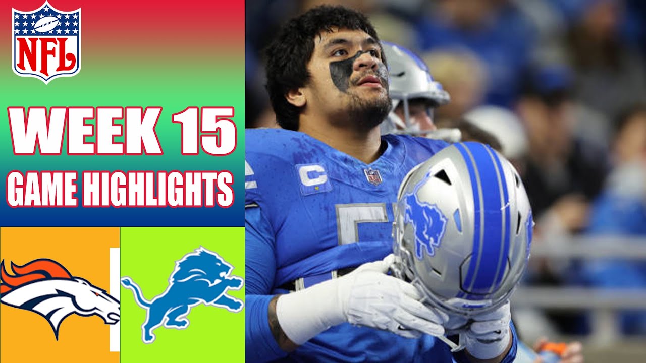 Denver Broncoss vs Detroit Lions FULL GAME 121623 WEEK 15 NFL ...