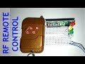 RF Remote Controller and Receiver Testing | 2262 & 2272 IC