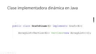 Grafo dinámico y genérico en Java