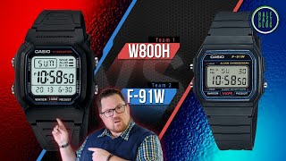 THIS is the BETTER Casio: F91W VS W800H1AV  Watch Review