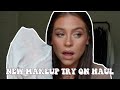 New makeup try on haul one size no transfer setting spray charlotte tilbury huda beauty