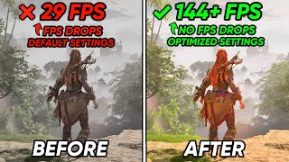 BEST Optimization Settings for Horizon Forbidden West | Max FPS | Best Settings!