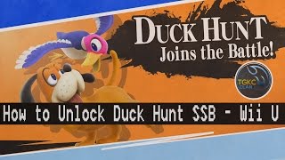 How to Unlock Duck Hunt in Super Smash Bros Tutorial - Cruel Smash Gameplay Wii U