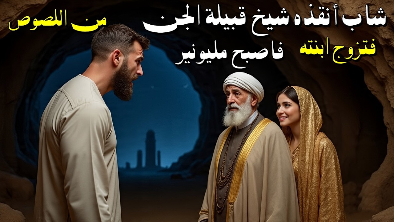 قصة شاب انقذه شيخ الجن من اللصوص فتزوج ابنته وولدت له ولكن بعدها وقع مالم يكن بالحساب وكانت المفاجئة