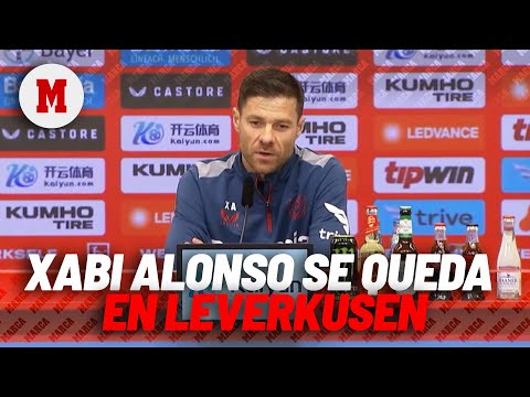 Xabi Alonso se queda en Leverkusen: "No he terminado mi trabajo aquí" I MARCA