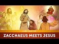 The Story of Zacchaeus - Luke 19 | Sunday School Bible Lesson for Kids |HD| ShareFaithkids.com