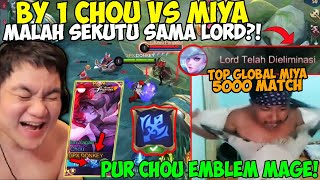 Konten Yg kalian TUNGGU2 nih !! By one Chou Donkey vs Miya!! lawan top global miya kintil 5000 match