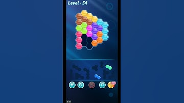 BLOCK HEXA PUZZLE LEVEL 54 ANSWERS MASTER LEVEL PACK