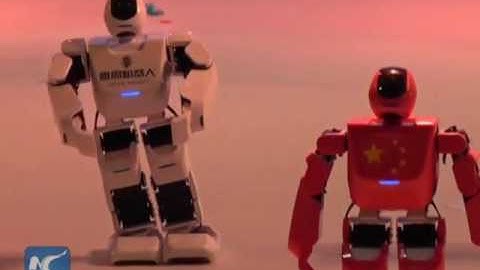 Dancing robots catch your sight