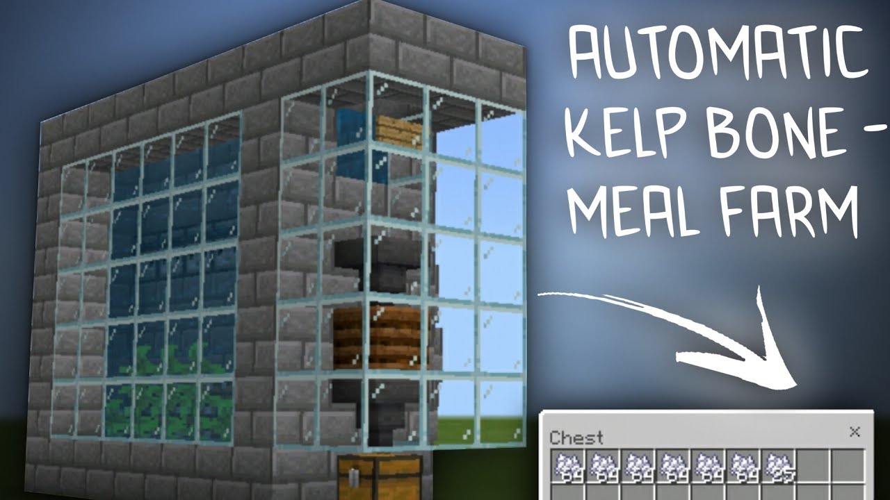 SIMPLE 1.16 AUTOMATIC BONEMEAL FARM TUTORIAL in Minecraft Bedrock (MCPE ...