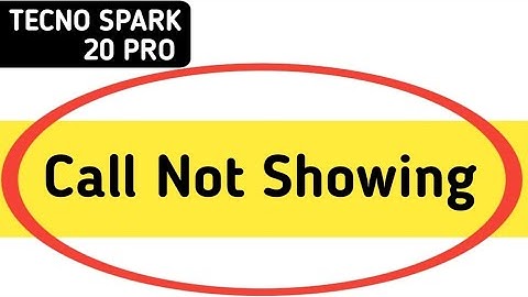 incoming call ringing but not showing tecno Spark 20 Pro, how to fix incoming call not showing on sc