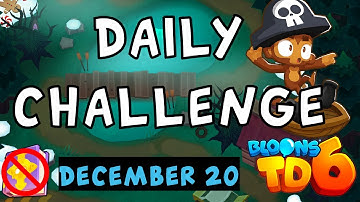 Bloons TD 6 Daily Challenge | Burninate | No Hero No MK No Powers | December 20 2022