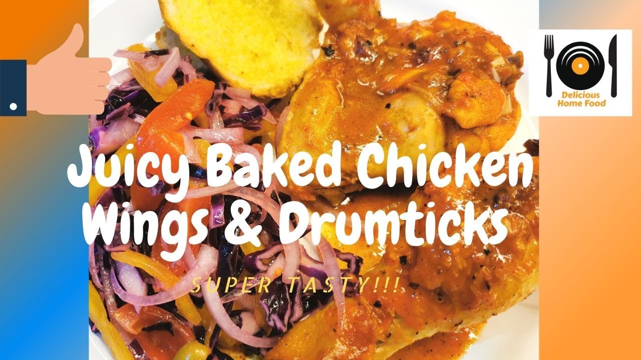 OvenBaked Chicken Wings & Drumsticks YouTube