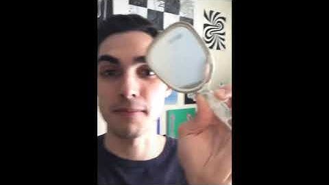 Guy films through multiple mirrors