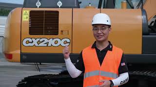 SEA: CX210C HD Crawler Excavator walk-around