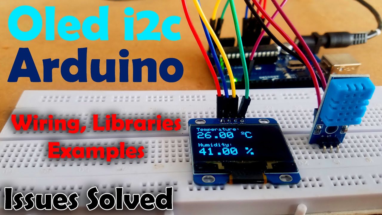 Tutorial – Using the 0.96″ 128 x 64 Graphic I2C OLED Displays with Arduino