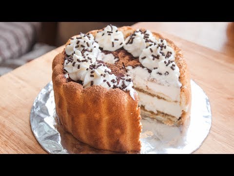 Charlotte Tiramisu Cake With A Hint Of Baileys - Heaven In Mouth
