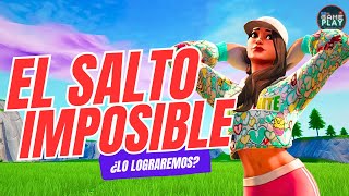 Hacemos el salto imposible en FORTNITE #fortnite