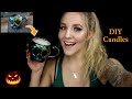 DIY Scented Halloween Candles | Halloween decorations on a budget | DIY Candles