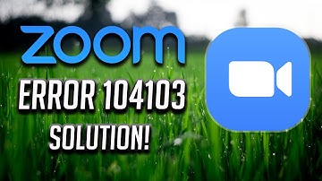 Fix ZOOM Error Code 104103 in Windows 10/8/7 | ZOOM Won