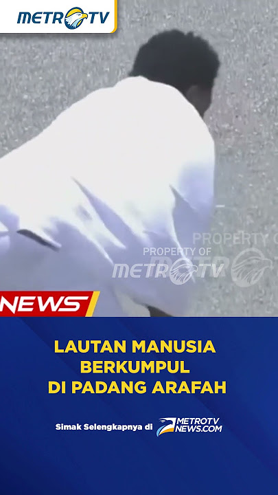 Lautan Manusia Berkumpul di Padang Arafah #shorts