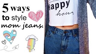 5 WAYS TO STYLE MOM JEANS screenshot 5