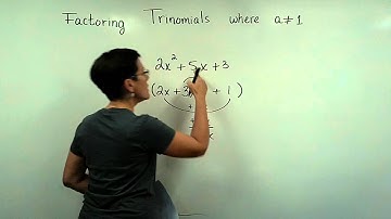 Introductory Algebra - Factoring Trinomials - a not equal to 1 - Part 1
