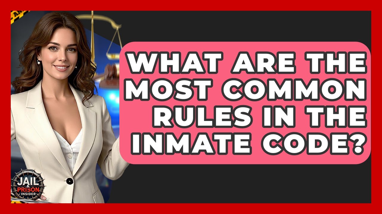 What Are The Most Common Rules In The Inmate Code? - Jail & Prison ...