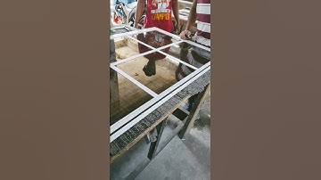 French type door #glassandaluminum #diy #displaycabinet #cabinet