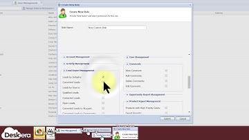 Role Management in Deskera CRM