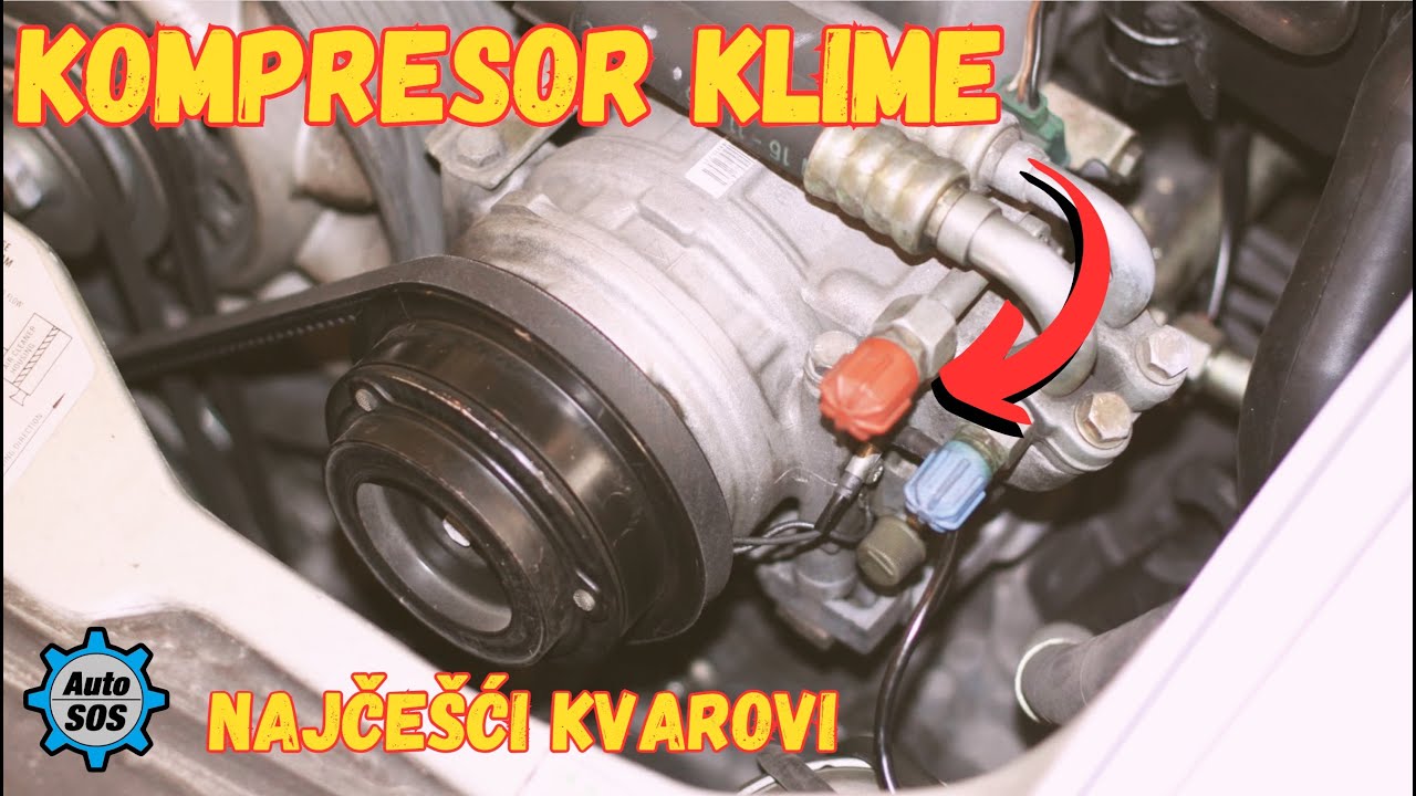 Kompresor Klime - 5 učestalih kvarova