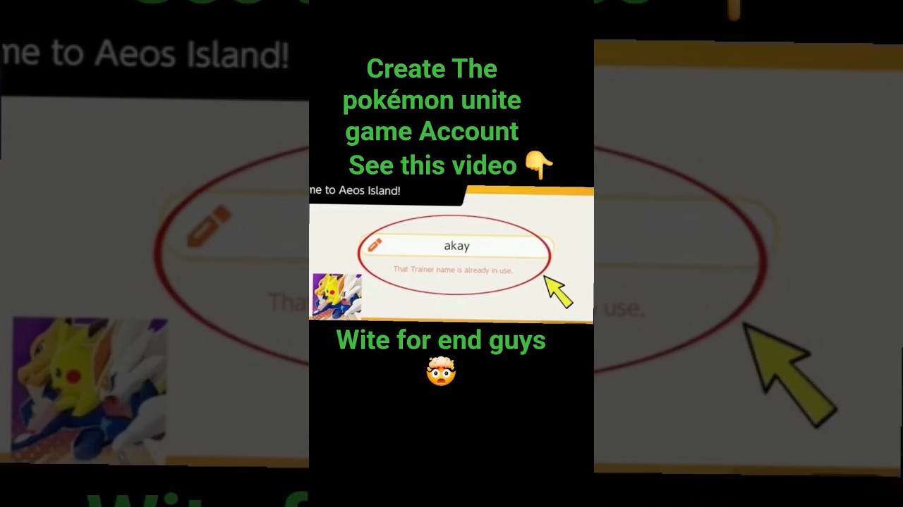 How to make an account in Pokemon Unite Easy steps | #shorts#ytshorts #trending #viralvideo