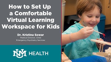 How to Set Up a Comfortable Virtual Learning Workspace for Kids