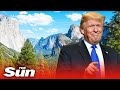 Trump struggles to say 'Yosemite' at White House speech