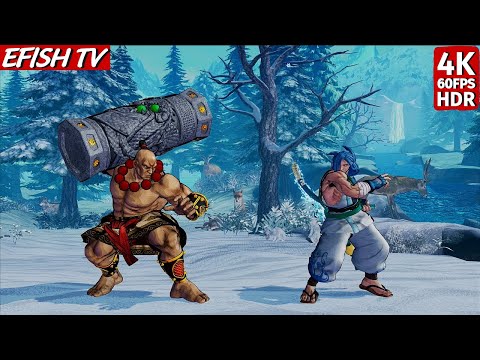 Wan-Fu vs Kazama Sogetsu (Hardest AI) - Samurai Shodown