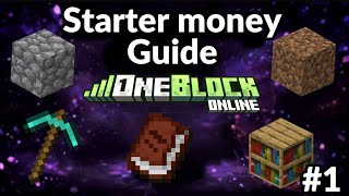 Starter money guide for New players in oneblock online | minecraft bedrock  screenshot 3